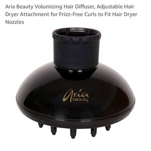 Aria Beauty Volumizing Hair Diffuser, Adjustable Hair Dryer Attachment
